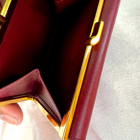 Beautiful Cartier Kiss Lock Wallet Vintage! - Picture 5 of 6